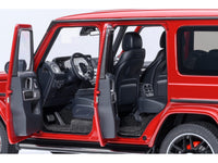 2019 Mercedes-Benz AMG G63 Cardinal Red Metallic 1/18 Model Car by Autoart image 4