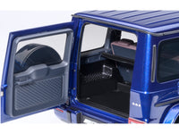2019 Mercedes-Benz AMG G63 Brilliant Blue Metallic 1/18 Model Car by Autoart image 5