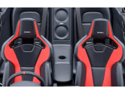 2022 Nissan GT-R (R35) Nismo Special Edition RHD (Right Hand Drive) Vibrant Red with Carbon Hood and Top 1/18 Model Car by Autoart image 2