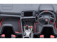 2022 Nissan GT-R (R35) Nismo Special Edition RHD (Right Hand Drive) Ultimate Metal Silver with Carbon Hood and Top 1/18 Model Car by Autoart image 2