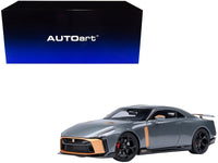 Nissan GT-R50 By ItalDesign "Goodwood Version" Liquid Kinetic Gray Metallic with Gold Accents 1/18 Model Car by Autoart image 5