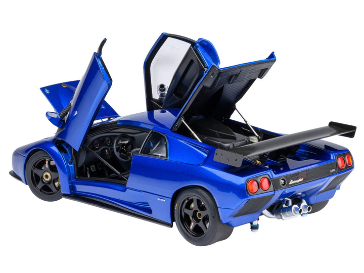 Lamborghini Diablo GTR Monterey Blue Metallic 1/18 Model Car by Autoart image 2