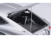 1967 Toyota 2000GT RHD (Right Hand Drive) Silver Metallic 1/18 Model Car by Autoart image 5