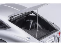1967 Toyota 2000GT RHD (Right Hand Drive) Silver Metallic 1/18 Model Car by Autoart image 5