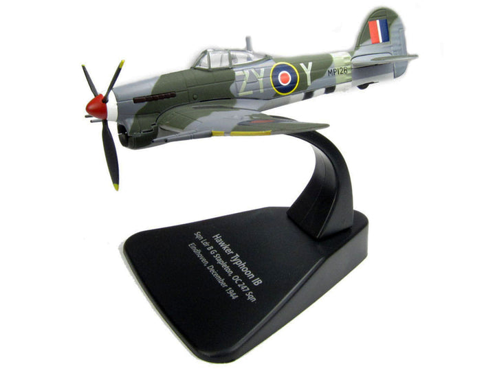 Hawker Typhoon Mk.IB Fighter-Bomber Aircraft "MP126 No.247 Squadron Gerald Stapleton RAF Eindhoven Holland" (1944) Royal Air Force "Oxford Aviation" Series 1/72 Diecast Model Airplane by Oxford Diecast image 2