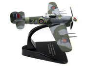 Hawker Typhoon Mk.IB Fighter-Bomber Aircraft "MP126 No.247 Squadron Gerald Stapleton RAF Eindhoven Holland" (1944) Royal Air Force "Oxford Aviation" Series 1/72 Diecast Model Airplane by Oxford Diecast image 3