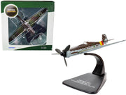 Focke-Wulf Ta 152 H-1 Fighter Plane Pilot: Oberfelwebel Josef Keil Geschwaderstab JG 301 Alteno April (1945) "Oxford Aviation" Series 1/72 Diecast Model Airplane by Oxford Diecast image 2