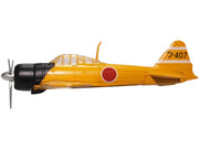 Mitsubishi Zero A6M2-21 Fighter Aircraft "Training Aircraft - Imperial Japanese Navy" (1944) "Oxford Aviation" Series 1/72 Diecast Model Airplane by Oxford Diecast image 2