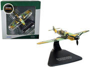 Messerschmitt Bf 109F-4 Fighter Plane "Ofw. Eberhard von Boremski 9/JG3 Eastern Front" (1942) "Oxford Aviation" Series 1/72 Diecast Model Airplane by Oxford Diecast image 4