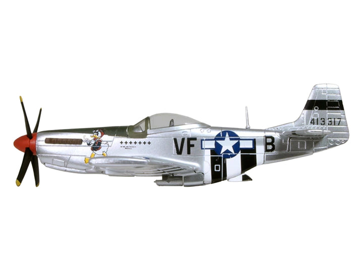 North American P-51D Mustang Fighter Aircraft "Captain Donald Emerson 336th Fighter Squadron 4th Fighter Group 8th AF Debden England" (1944) United States Army Air Forces "Oxford Aviation" Series 1/72 Diecast Model Airpl image 2