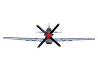 North American P-51D Mustang Fighter Aircraft "Captain Donald Emerson 336th Fighter Squadron 4th Fighter Group 8th AF Debden England" (1944) United States Army Air Forces "Oxford Aviation" Series 1/72 Diecast Model Airpl image 4