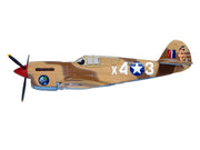 Curtiss Warhawk P-40E Fighter Aircraft "Miss Memphis 85th Fighter Squadron 79th Fighter Group North Africa" (1943) United States Army Air Forces "Oxford Aviation" Series 1/72 Diecast Model Airplane by Oxford Diecast image 2