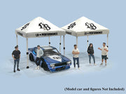 "Liberty Walk" Canopy 2 Piece Set White Limited Edition for 1/64 Scale Models by American Diorama image 2