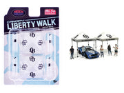 "Liberty Walk" Canopy 2 Piece Set White Limited Edition for 1/64 Scale Models by American Diorama image 3