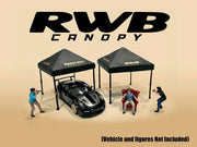 "RWB (RAUH-Welt BEGRIFF)" Canopy 2 Piece Set Black Limited Edition for 1/64 Scale Models by American Diorama image 2