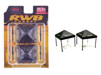 "RWB (RAUH-Welt BEGRIFF)" Canopy 2 Piece Set Black Limited Edition for 1/64 Scale Models by American Diorama image 3