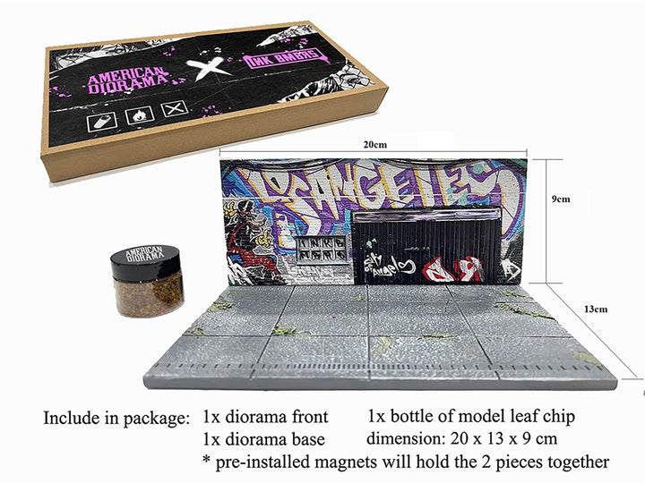"American Diorama X INK BMBRS - LA Graffiti" Street Art Diorama for 1/64 Scale Models by American Diorama image 2