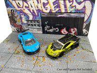 "American Diorama X INK BMBRS - LA Graffiti" Street Art Diorama for 1/64 Scale Models by American Diorama image 4