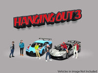 "Hanging Out #3" 6 piece Diecast Figure Set (6 Figures) Limited Edition for 1/64 Scale Models by American Diorama image 3