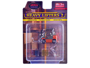 "Heavy Lifters 2" 4 piece Diecast Set Limited Edition for 1/64 Scale Models by American Diorama image 3