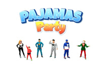 "Pajamas Party" 6 piece Diecast Figure Set (6 Figures) Limited Edition for 1/64 Scale Models by American Diorama image 2