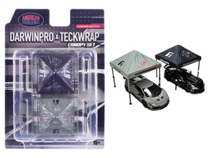 American Diorama DarwinPro Teckwrap two-piece canopy set 1:64 AD-2452MJ, product image 1