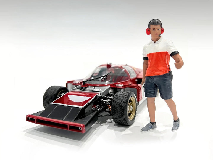 "Race Crew" Figure #2 for 1/24 Scale Models by American Diorama image 2