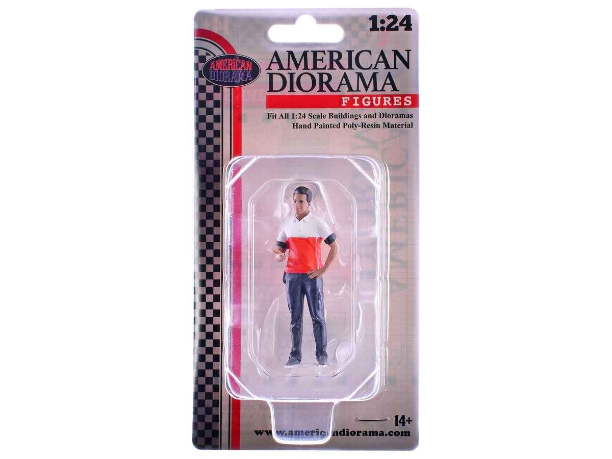"Race Crew" Figure #4 for 1/24 Scale Models by American Diorama image 3
