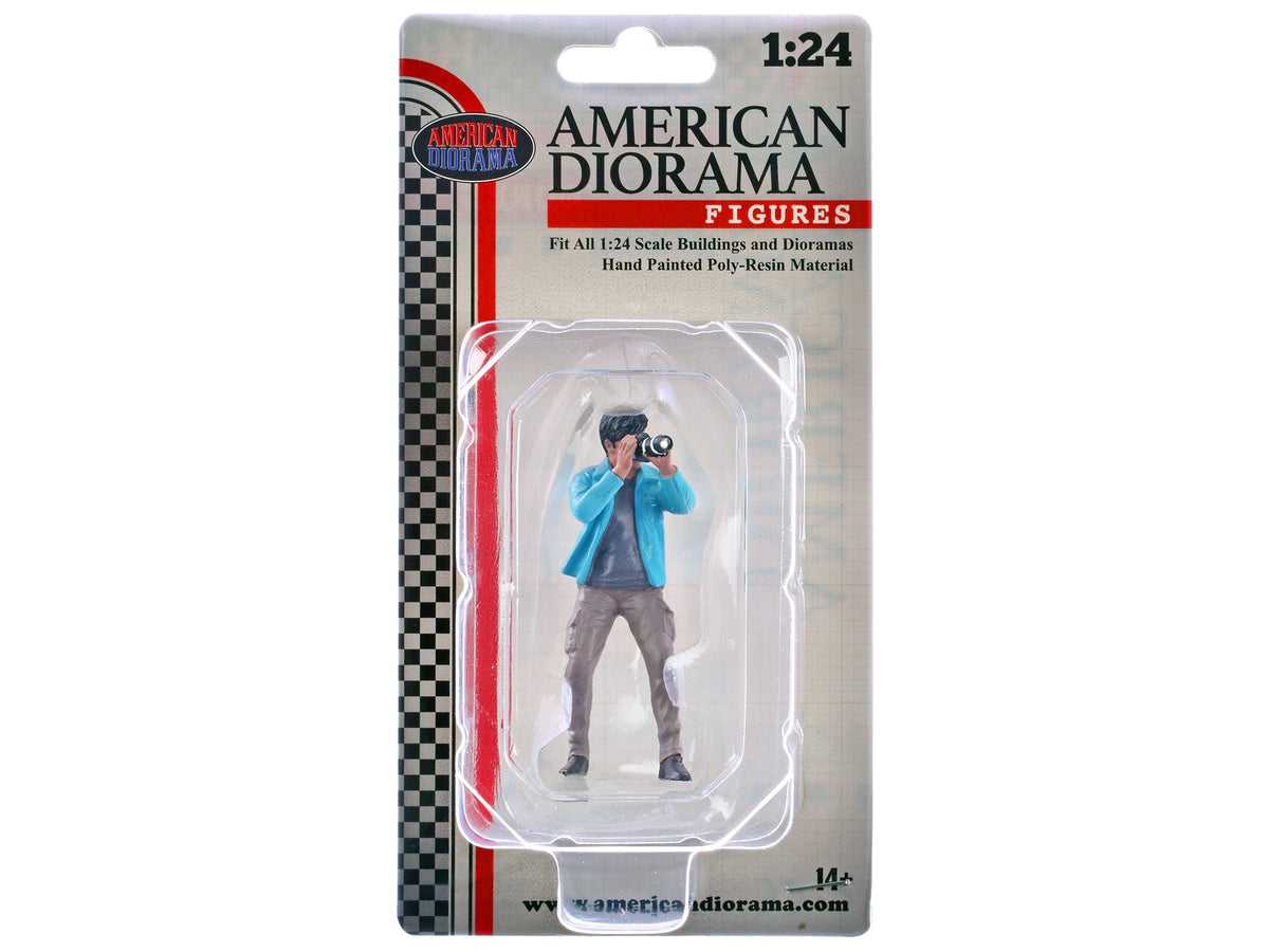 "Photographers" Figure #1 for 1/24 Scale Models by American Diorama image 2