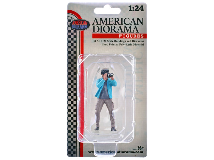 "Photographers" Figure #1 for 1/24 Scale Models by American Diorama image 2