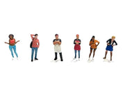 "Foodies" 6 piece Diecast Figure Set (6 Figures) Limited Edition for 1/64 Scale Models by American Diorama image 2