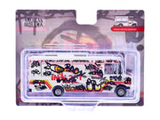 Food Truck "The Graffiti Truck" White with Graphics 1/64 Diecast Model by American Diorama image 3