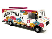 Food Truck "The LB Cafe Truck - Liberty Walk" White with Graphics 1/64 Diecast Model by American Diorama image 2