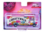 Food Truck "The LB Cafe Truck - Liberty Walk" White with Graphics 1/64 Diecast Model by American Diorama image 3
