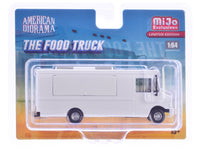 Food Truck Plain White with Graphics 1/64 Diecast Model by American Diorama image 3