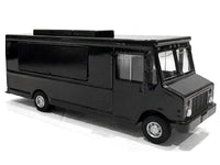 Food Truck Plain Black 1/64 Diecast Model by American Diorama image 2