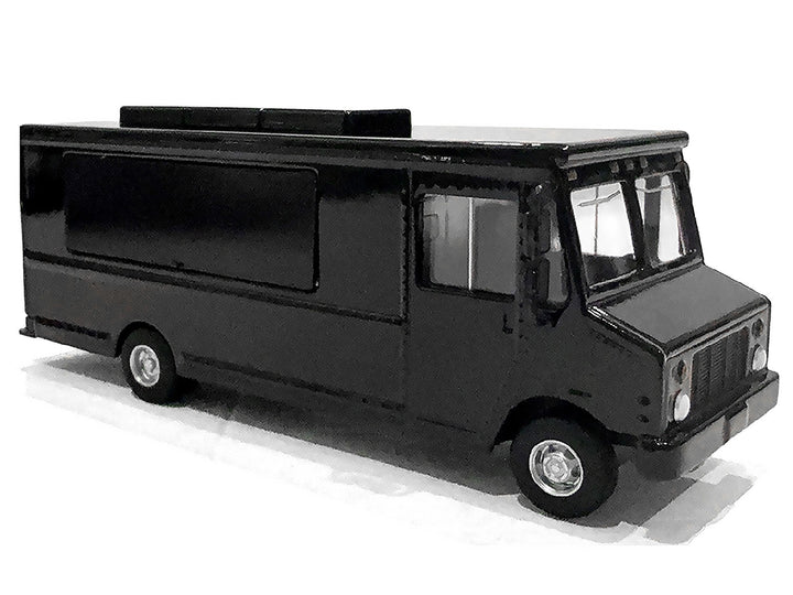 Food Truck Plain Black 1/64 Diecast Model by American Diorama image 2