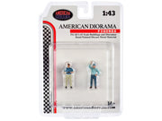 "Racing Legends" 50's Set of 2 Diecast Figures for 1/43 Scale Models by American Diorama image 4