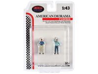 "Racing Legends" 50's Set of 2 Diecast Figures for 1/43 Scale Models by American Diorama image 4