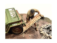 "4X4 Mechanic" Figure 8 with Board Accessory for 1/18 Scale Models by American Diorama image 4