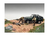 American Diorama 4X4 Mechanics two-figure set 1:43 AD43002, product image 1