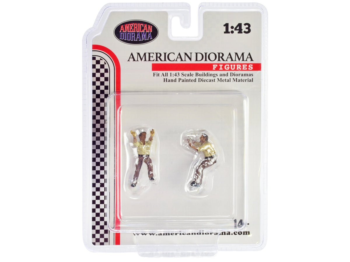 American Diorama 4X4 Mechanics Set 3 two diecast figures 1:43 AD43003, product image 4