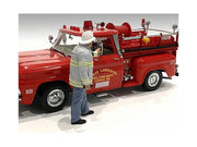"Firefighters" Fire Captain Figure for 1/18 Scale Models by American Diorama image 3