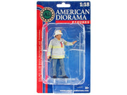 "Firefighters" Fire Captain Figure for 1/18 Scale Models by American Diorama image 4