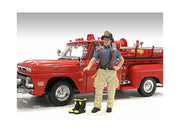 "Firefighters" Getting Ready Figure with Boots Accessory for 1/18 Scale Models by American Diorama image 4