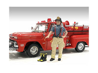 "Firefighters" Getting Ready Figure with Boots Accessory for 1/18 Scale Models by American Diorama image 4
