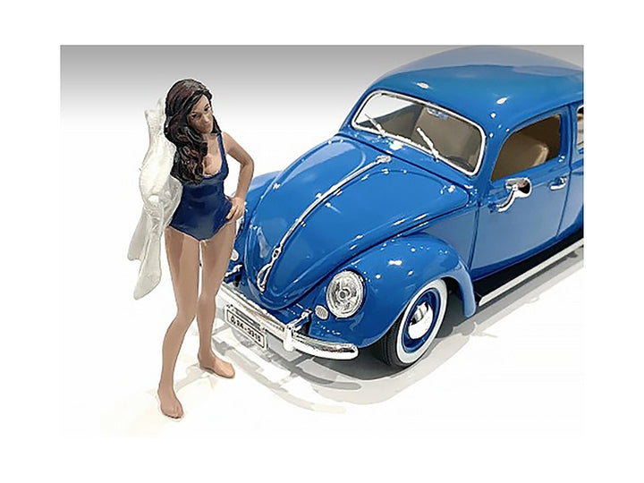 Beach Girl Katy Figurine for 1/24 Scale Models by American Diorama image 2