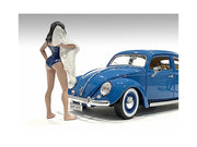 Beach Girl Katy Figurine for 1/24 Scale Models by American Diorama image 3