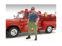 "Firefighters" Off Duty Figure for 1/24 Scale Models by American Diorama image 2