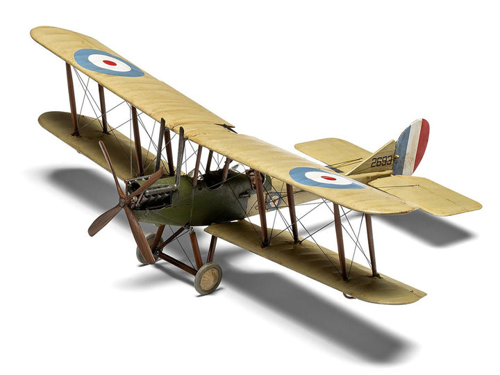 Level 2 Model Kit Royal Aircraft Factory BE2c Aircraft with 2 Scheme Options 1/72 Scale Plastic Model Kit by Airfix image 2